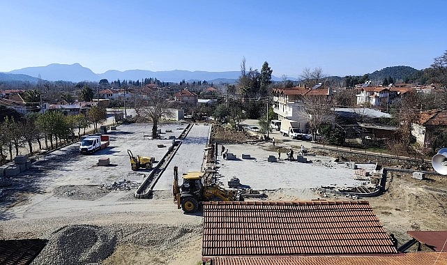 Muğla Büyükşehir Belediyesi Beyobası Mahallesi’nde Yeni Pazar Alanı ve Yeşil Alan Projesi Başlattı