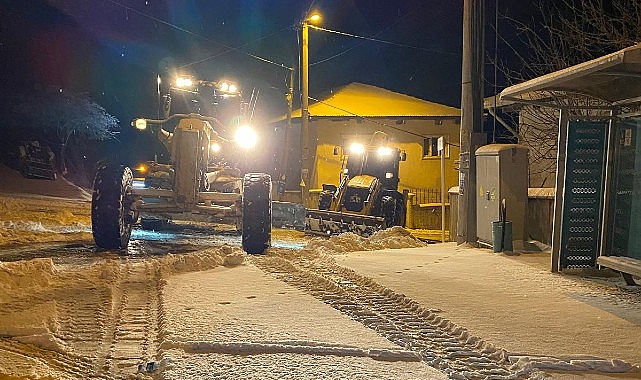 Nilüfer Belediyesi Karla Mücadele Çalışmalarını Sürdürüyor