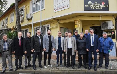 Osmangazi Belediye Başkanı Erkan Aydın, Yeni Karaman Mahallesi’nde Vatandaşlarla Buluştu