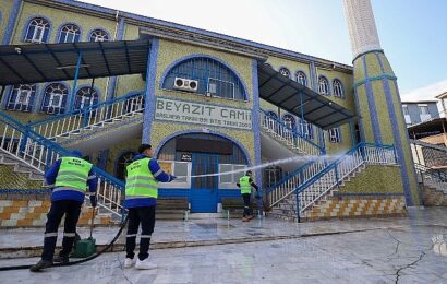 Ramazan Ayı Öncesi Buca’da Camilerde Temizlik Çalışmaları