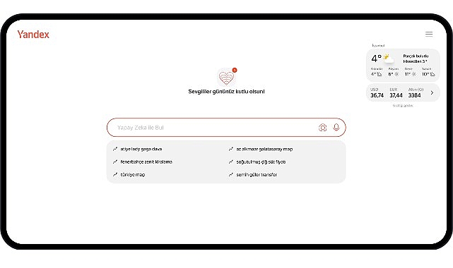 Yandex Türkiye’den Sevgililer Günü Analizi