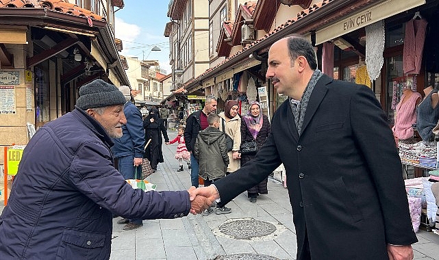 Başkan Uğur İbrahim Altay’dan Ramazan’da Esnaf ve Vatandaş Ziyareti