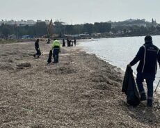 Didim Belediyesi’nden Mavişehir Sahilinde Temizlik Çalışması