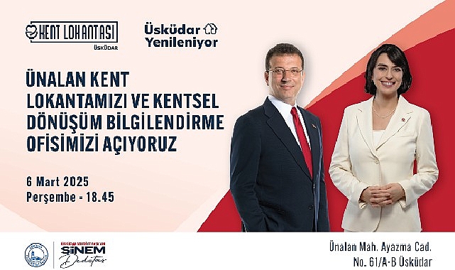 Üsküdar Belediyesi, Yeni Kent Lokantası ve Kentsel Dönüşüm Bilgilendirme Ofisi Açıyor